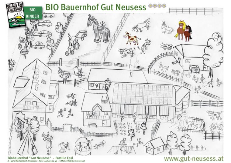 Malbilder zum downloaden, Gut Neusess